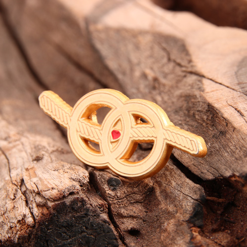 Double ring custom pins