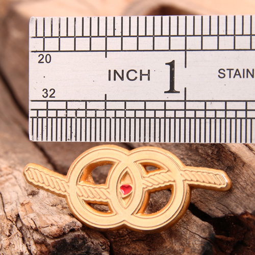 Double ring custom pins