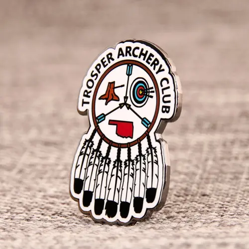 Trosper Archery Club Custom Pins