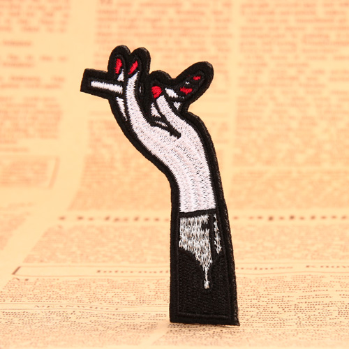Finger Cigarette Custom Cheap Patches 