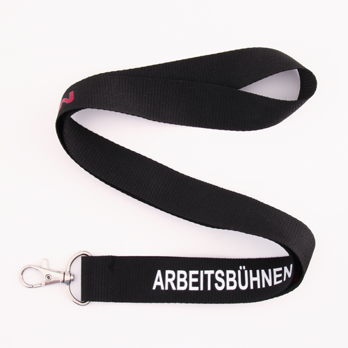 Polyester lanyards for Arbeitsbühnen-Vermietung