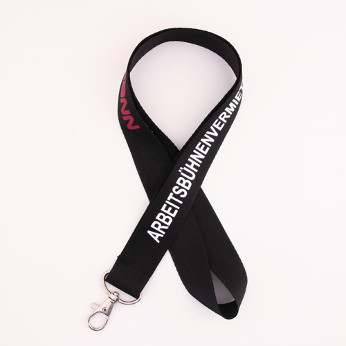 Polyester lanyards for Arbeitsbühnen-Vermietung
