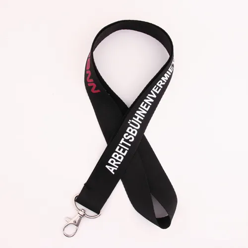 Polyester lanyards for Arbeitsbühnen-Vermietung Polyester lanyards for Arbeitsbühnen-Vermietung