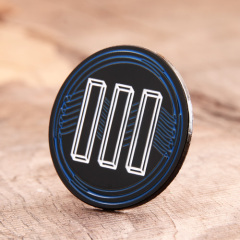 Geometric Logo Lapel Pins