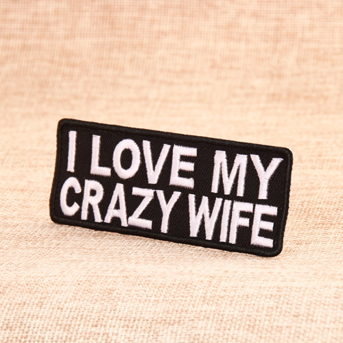 Wife Embroidered Name Patches