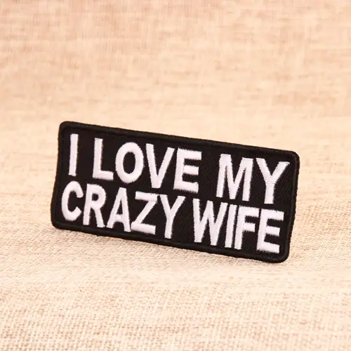 Wife Embroidered Name Patches