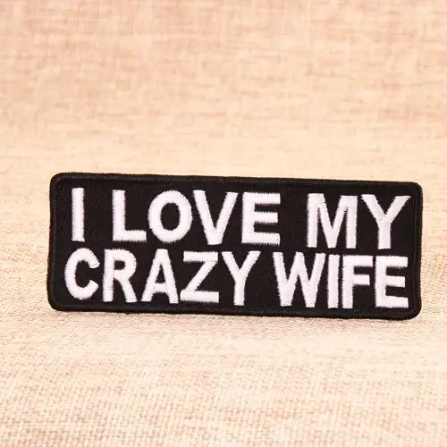 Wife Embroidered Name Patches