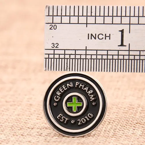 Green Pharm Lapel Pins