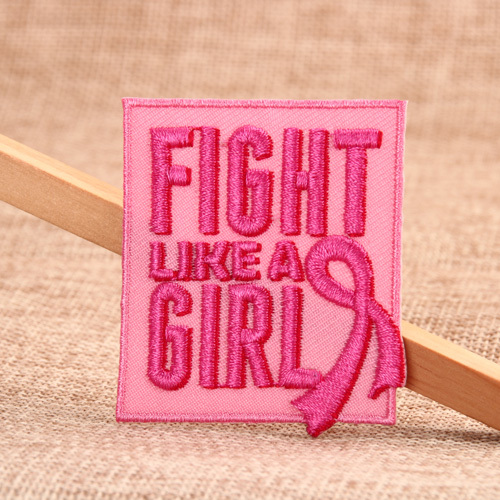 Fight Iron on Embroidered Patches