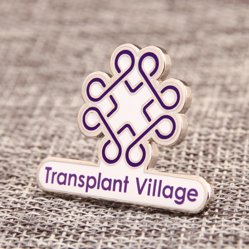 Transplant village lapel pins