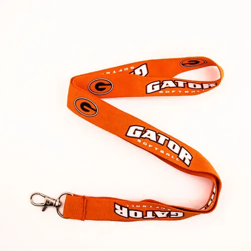 Polyester lanyards for Gator Softball