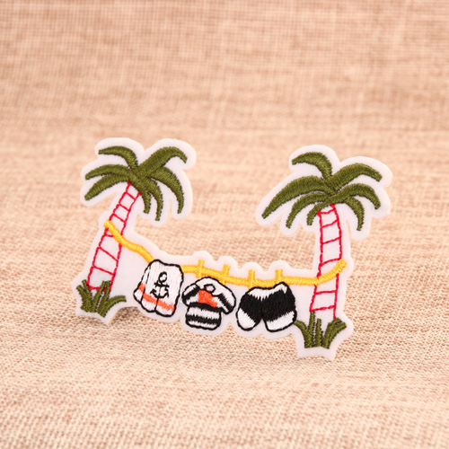 Clothes Hanger Embroidered Patches