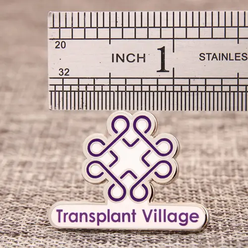 Transplant village lapel pins