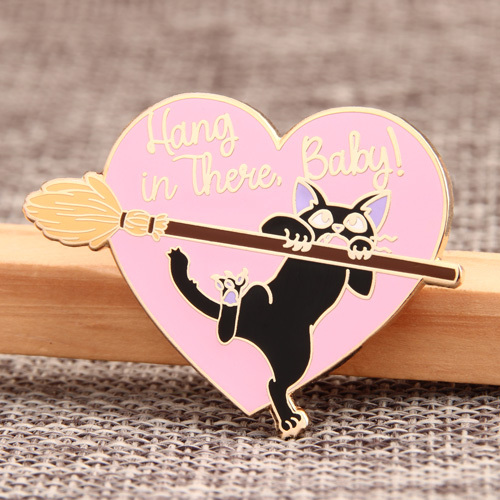 Hang in There, Baby! Custom Lapel Pins