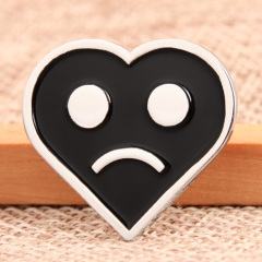 Sad Emoji Custom Pins