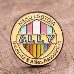 Ally custom enamel pins