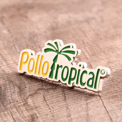 Pollo ropical lapel pins