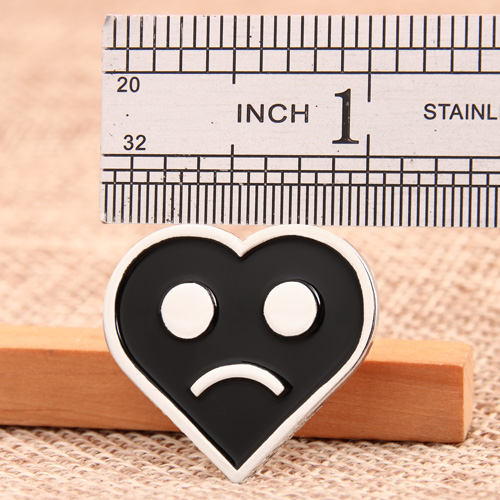 Sad Emoji Custom Pins