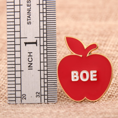 Red Apple Lapel Pins
