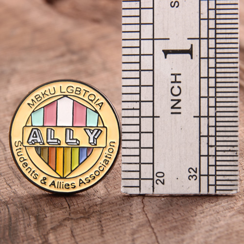 Ally custom enamel pins