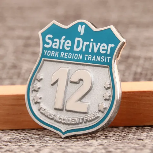 Safe driver custom lapel pins