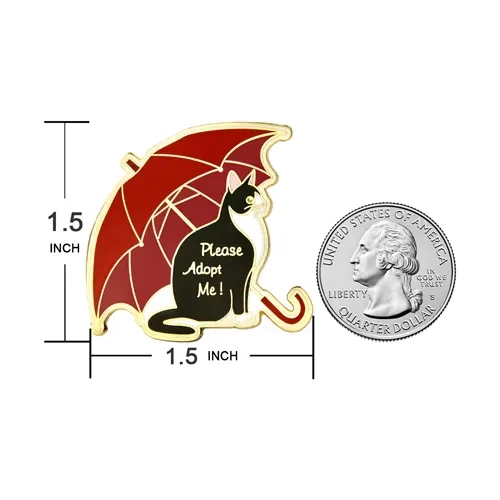 Please Adopt Me Cat Enamel Pin