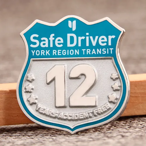 Safe driver custom lapel pins