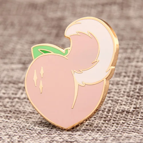 Peach Custom Pins 