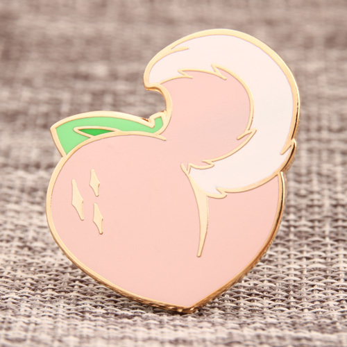Peach Custom Pins 