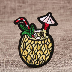 Pineapple Juice Embroidered Patches 