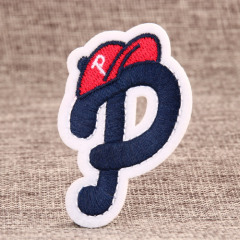 Letter P Embroidered Patches