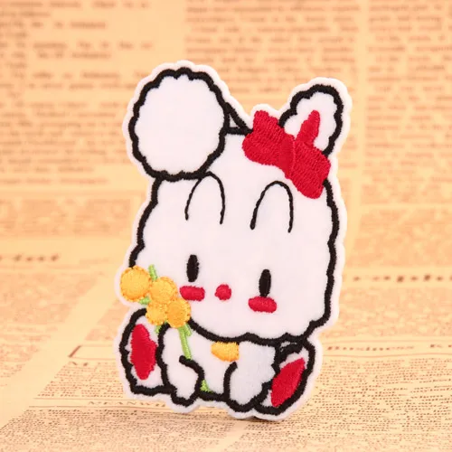 White Cat Custom Made Patches 