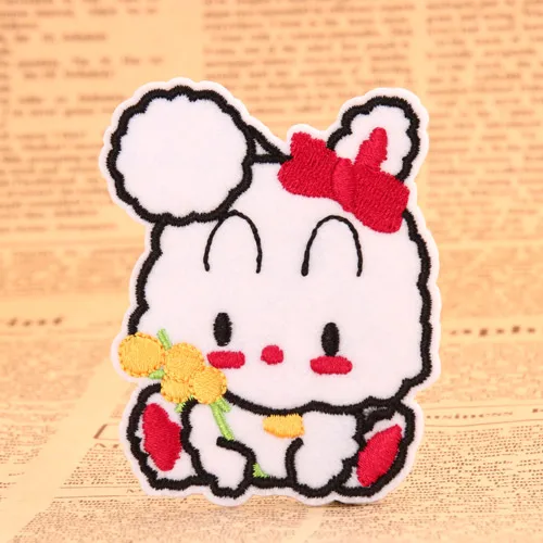 White Cat Custom Made Patches 