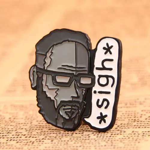 Sigh custom enamel pins