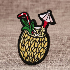 Pineapple Juice Embroidered Patches 