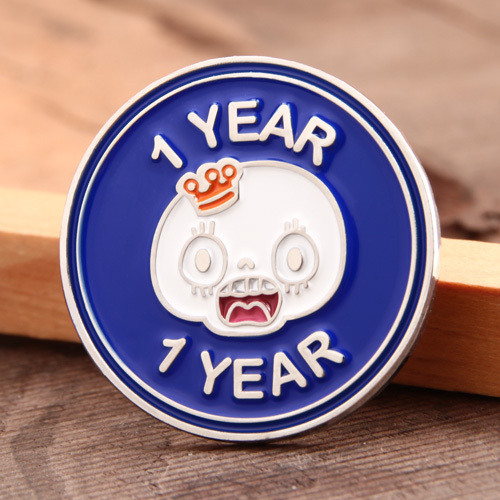 1 Year Ans Lapel Pins