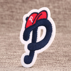 Letter P Embroidered Patches