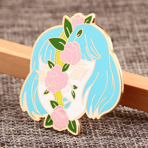 Grotesque Girl Lapel Pins