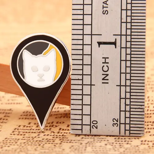 Mark with Cat Custom Pins