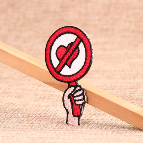 No Love Custom Iron on Patches