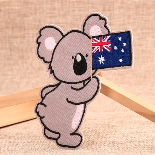 Australian Koala Custom Patches