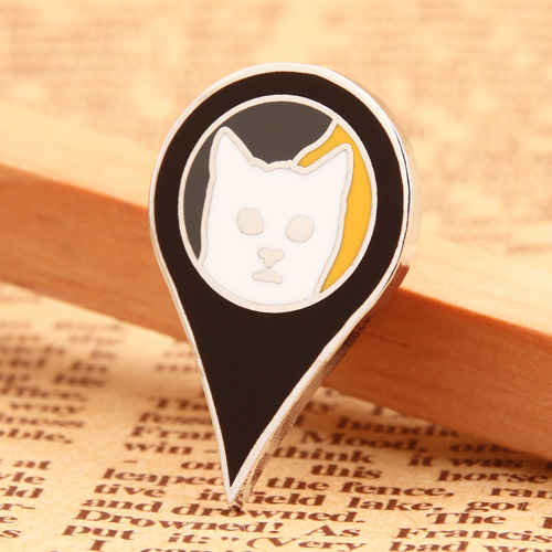 Mark with Cat Custom Pins