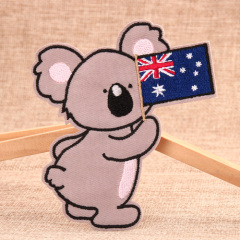 Australian Koala Custom Patches
