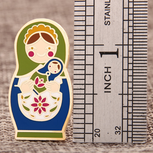 Matryoshka Doll Lapel Pins