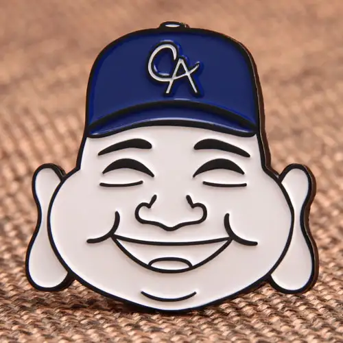 Laughing Man Custom Pins 