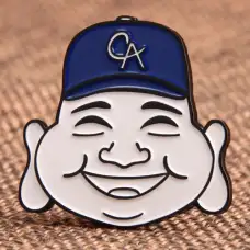 Laughing Man Custom Pins Laughing Man Custom Pins
