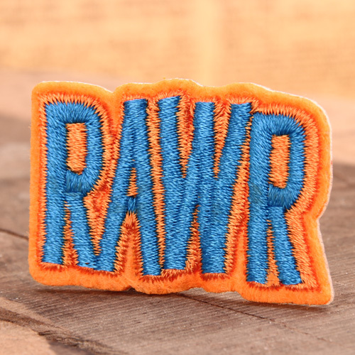 RAWR Custom Embroidered Patches