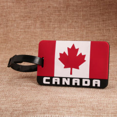 Canada Flag PVC Luggage Tag 