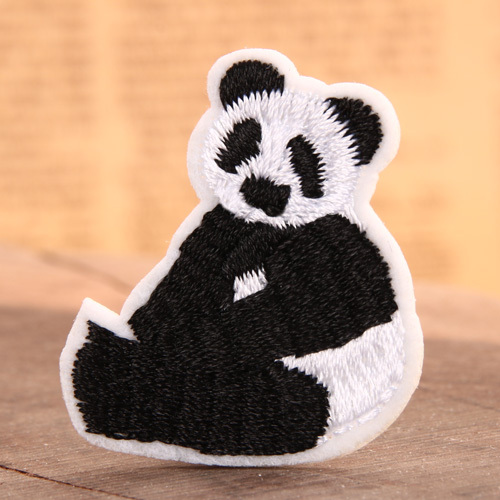 Panda Embroidered Patches