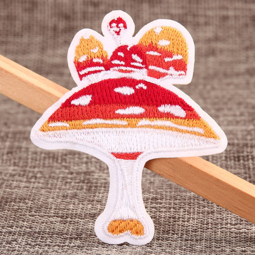 Mushroom Embroidered Patches
